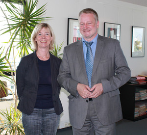 Bild: Ministerin Doris Ahnen und Minister Ulrich Commerçon