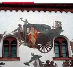 Titelbild Broschüre Tag des offenen Denkmals; Lüftelmalerei in Landau