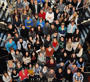 Gruppenbild mit Staatssekretär Michael Ebling; Foto Ronny Schwarz
