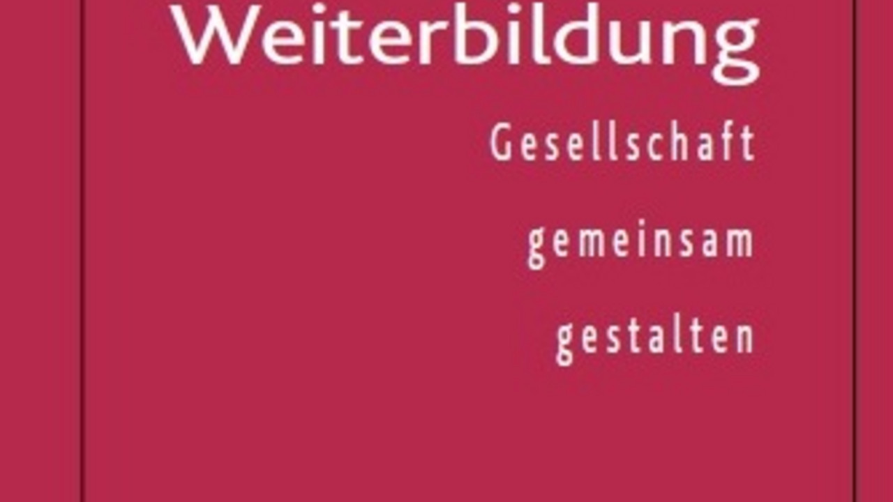 Titelseite Flyer Weiterbildungspreis 2012